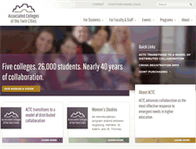Tablet Screenshot of actc-mn.org
